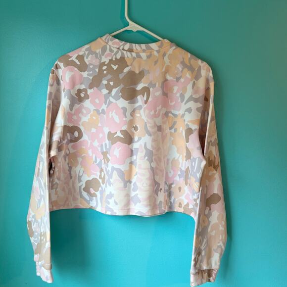 Adidas Womens Graphic Sweatshirt Pastel Camo Size Large Camouflage pullover - Picture 2 of 11